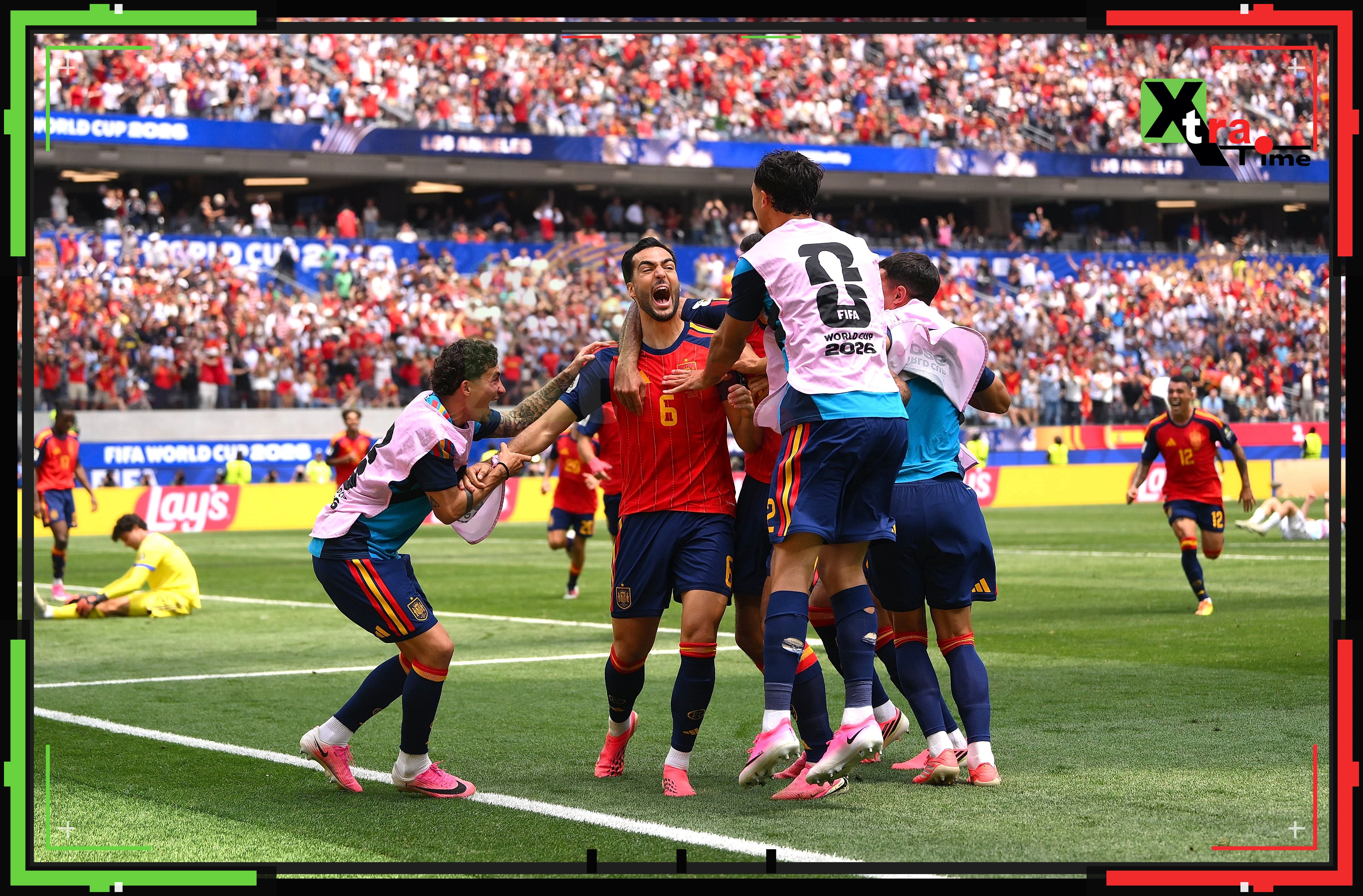 Belgium reeling under the storm of Spanish attacks; Yamal and his team advance to the semi-finals with a 2-1 victory